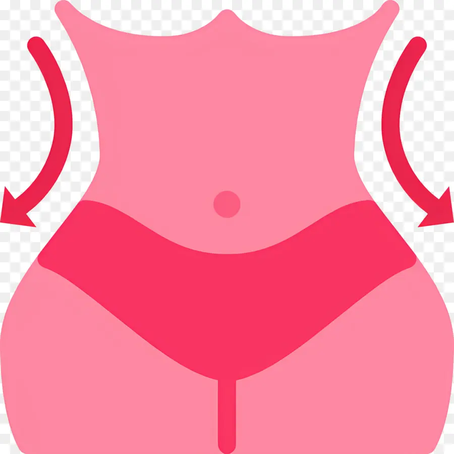 A Perda De Peso，Cor De Rosa Cueca PNG