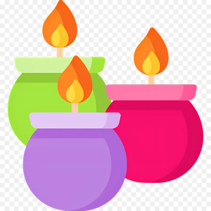 Diwali，Velas PNG