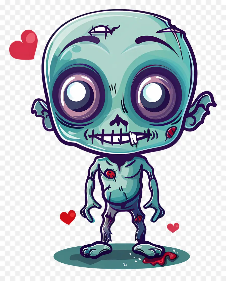 Zombie，Zumbi Azul PNG