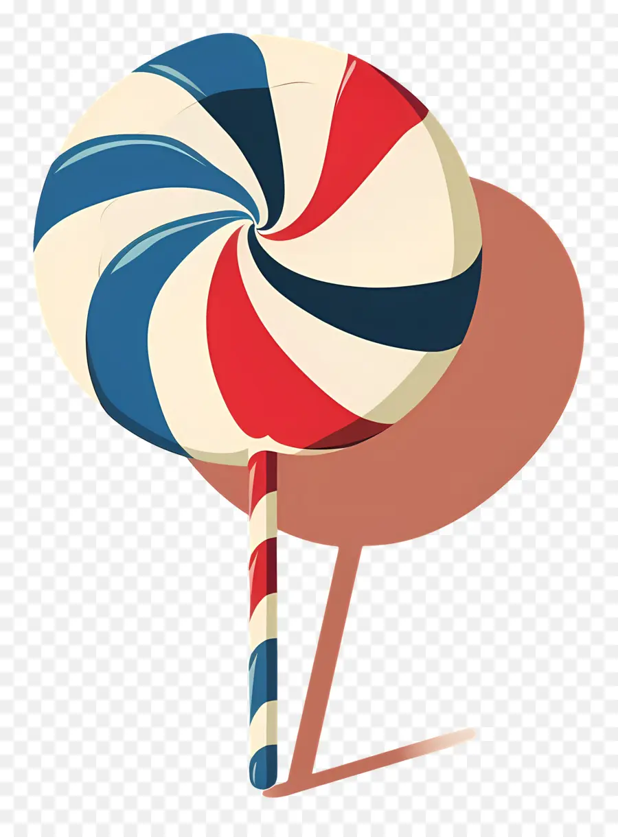 Candy，American Flag Lollipop PNG