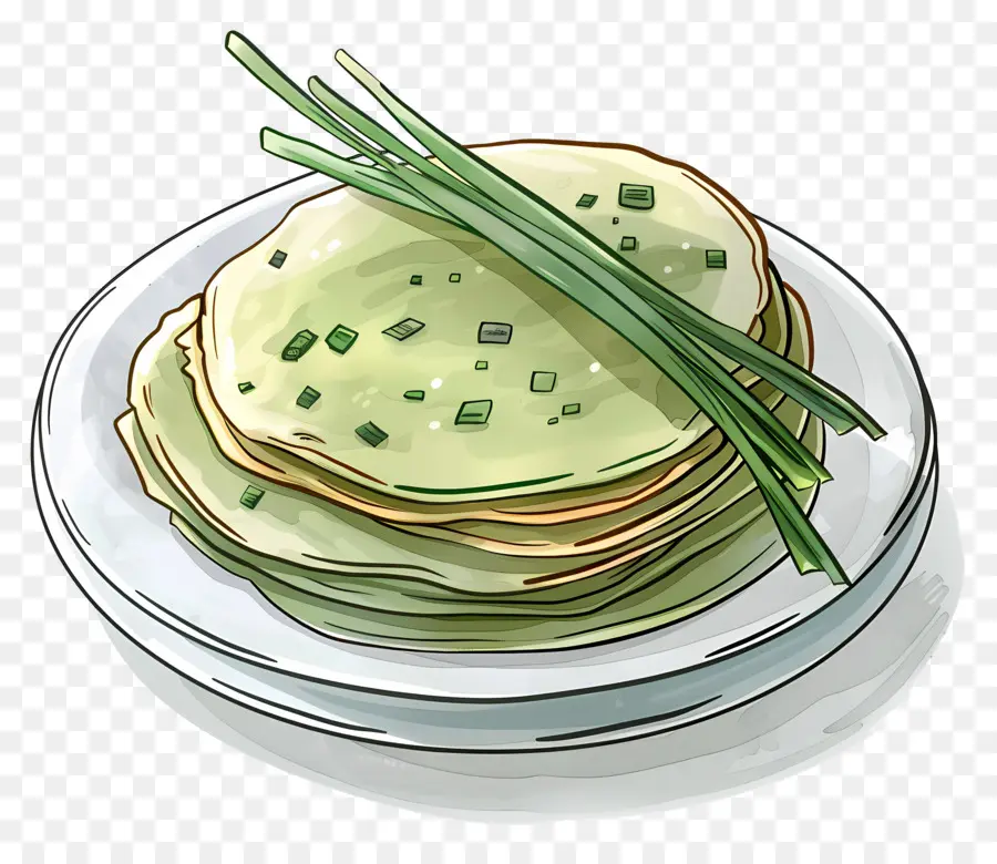 Panquecas De Cebolinha，Panquecas PNG