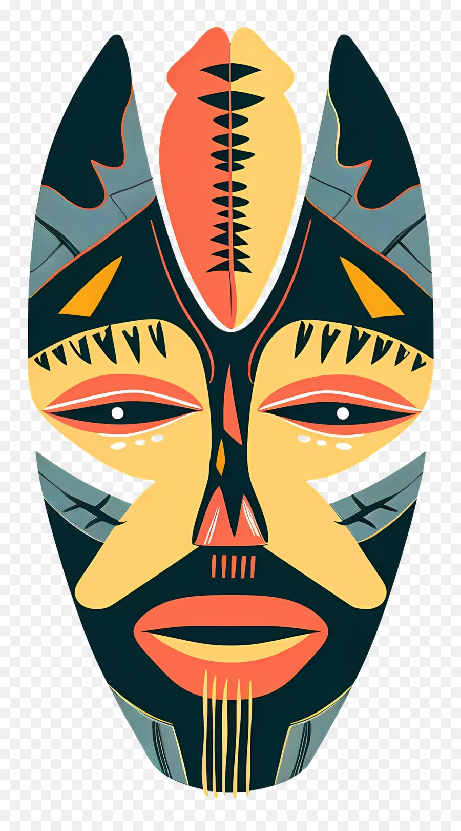 Máscara Tribal，Tribal PNG