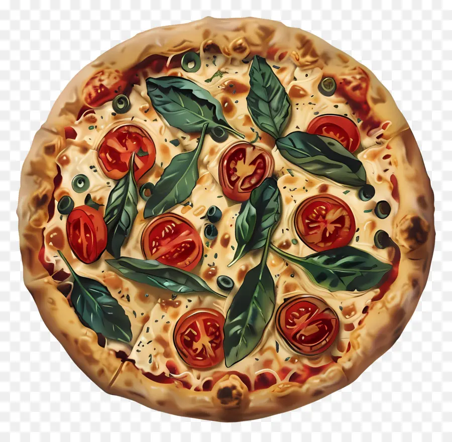 Pizza，Tomates PNG