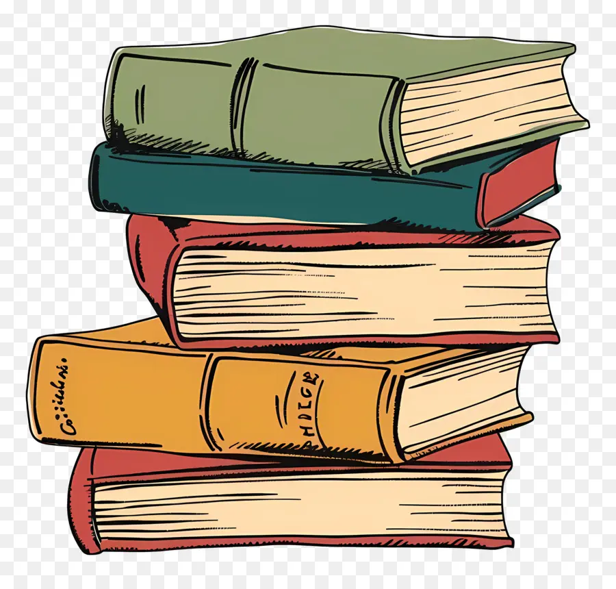 Livros，Pilha De Livros PNG