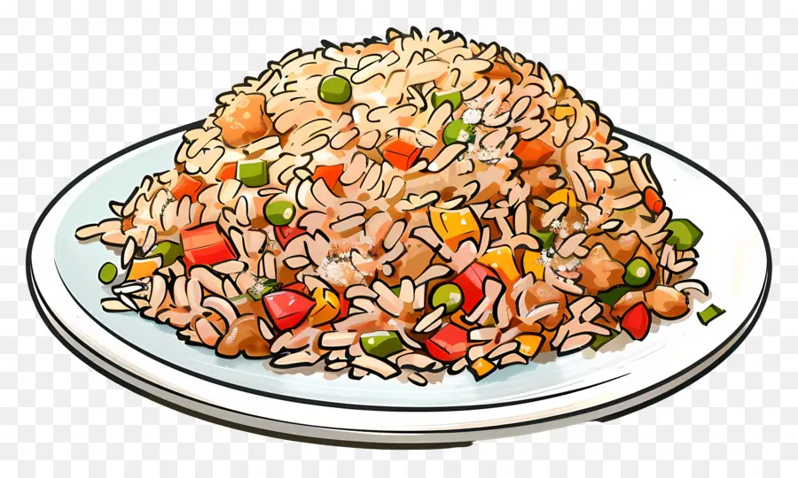 Arroz Frito，Arroz PNG