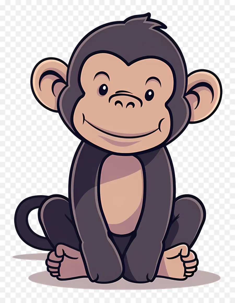 Macaco De Desenho Animado，Macaco Fofo PNG