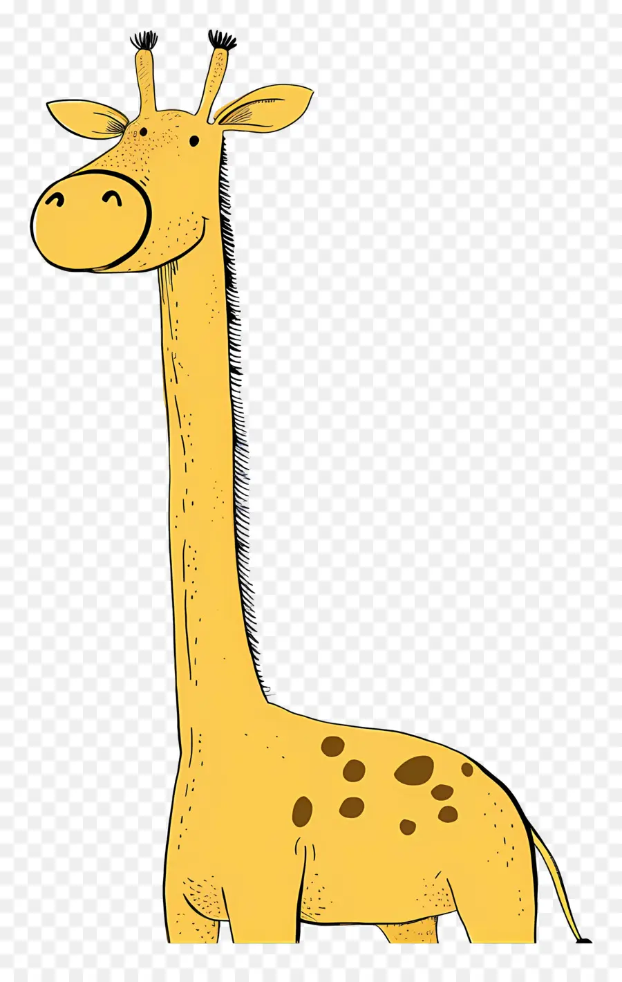 Girafa De Desenho Animado，Pescoço Longo PNG