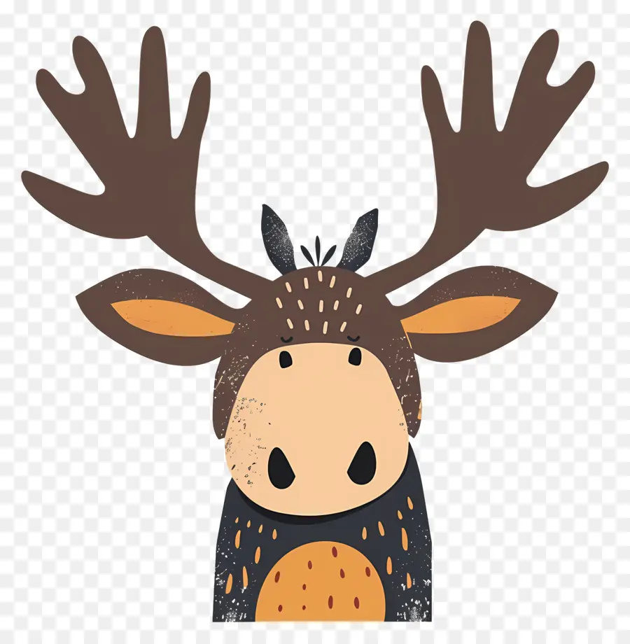 Cartoon Moose，Moose PNG