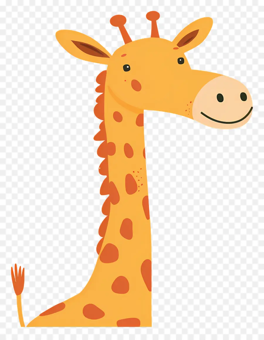 Girafa De Desenho Animado，Girafa PNG