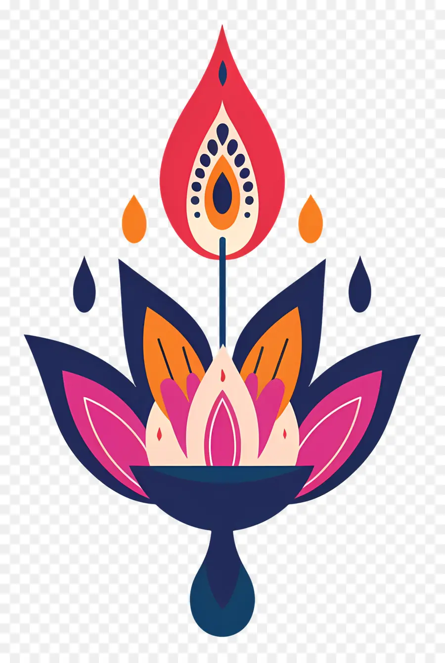 Diya，Flor De Lótus PNG