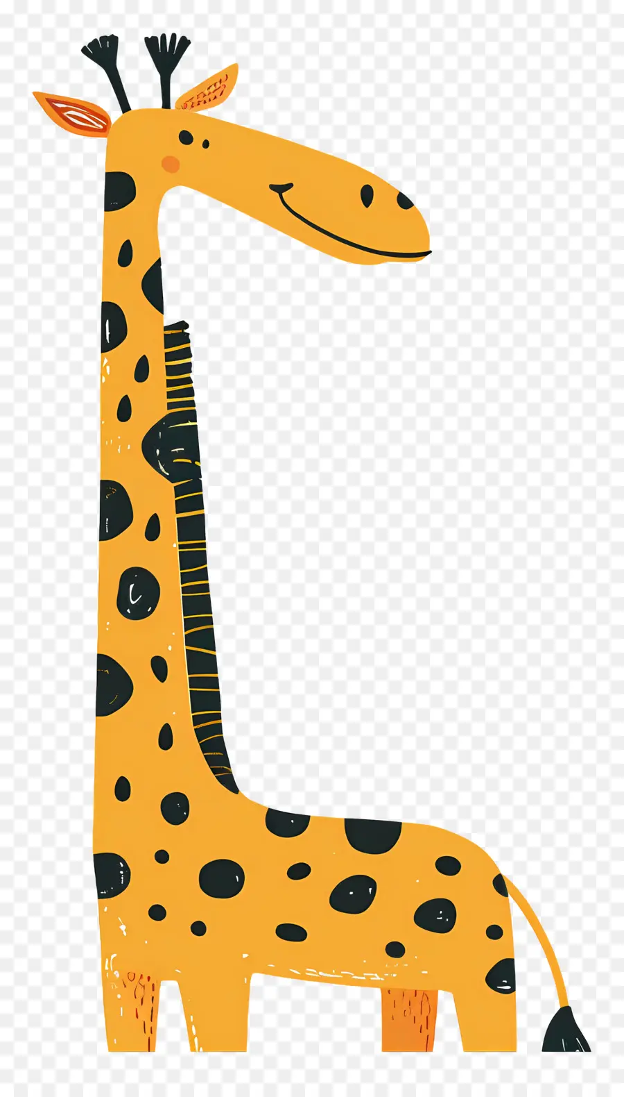 Cartoon Girafa，Girafa PNG