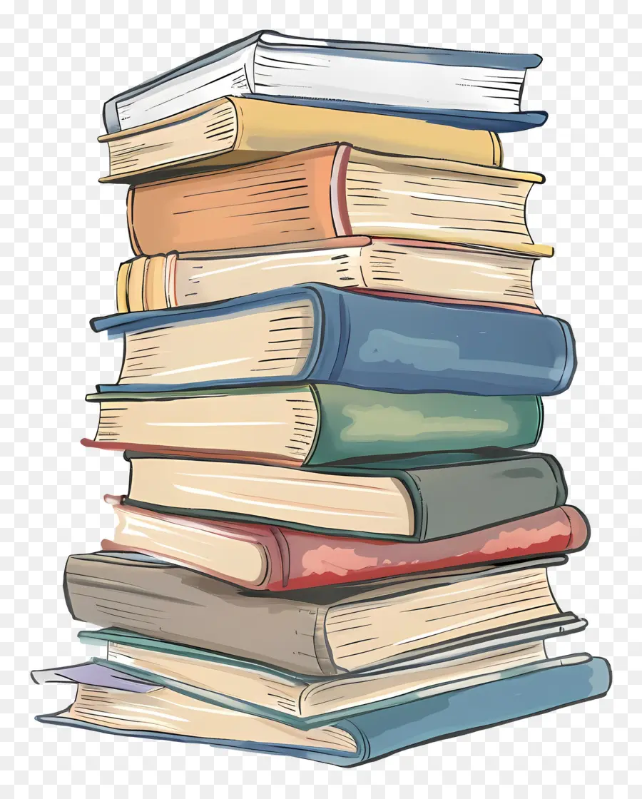 Pilha De Livros，Livros PNG