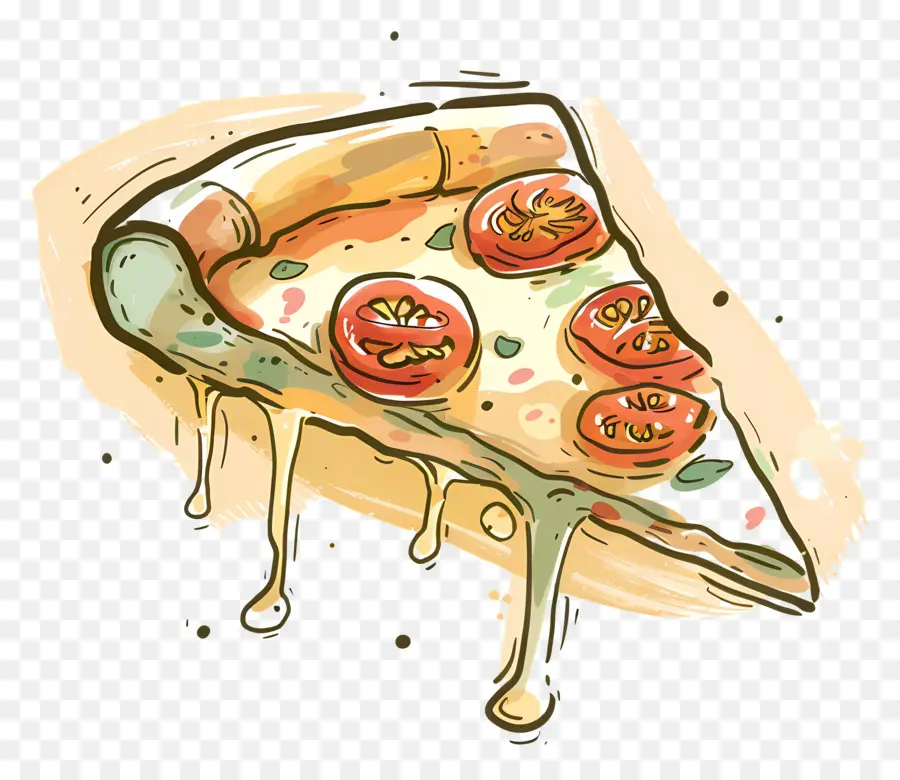 Fatia De Pizza，Queijo PNG