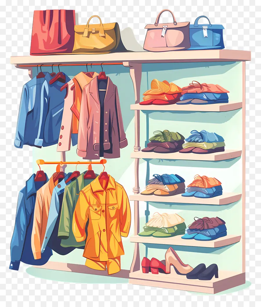 Clothing Store，Guarda Roupa PNG