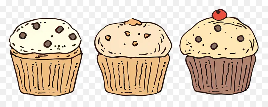 Muffins，Bolinhos PNG