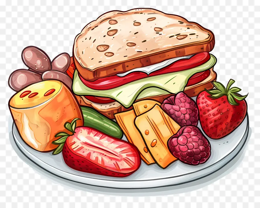 Comida，Sanduíche PNG