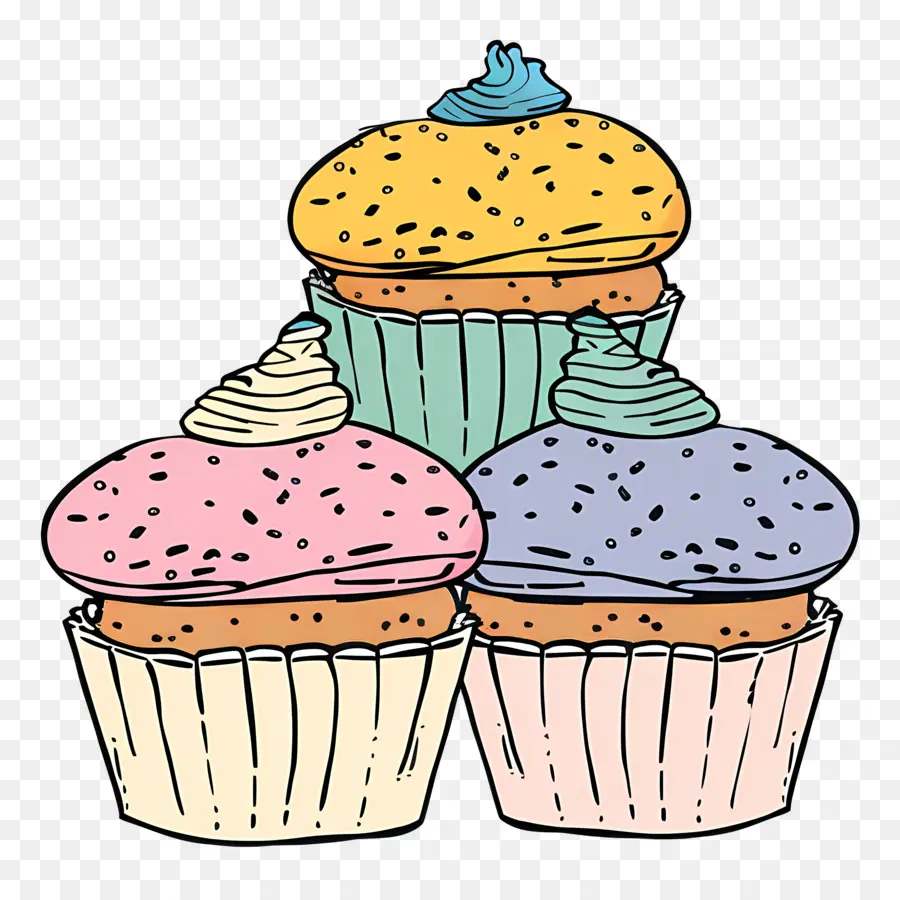 Muffins，Bolinhos PNG