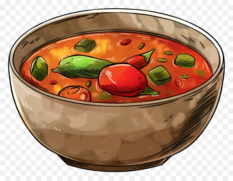 Sopa Picante，Tigela De Sopa PNG