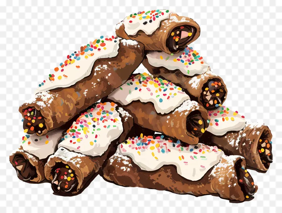 Cannoli，Pastelaria PNG