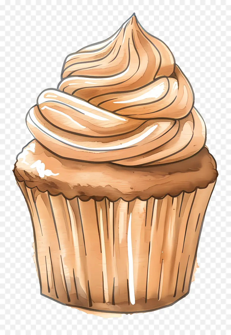 Cupcake De Avelã，Cupcake PNG