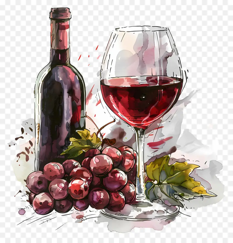 Vinho Tinto，Garrafa De Vinho PNG