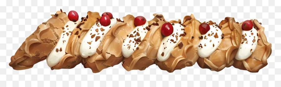 Cannoli，Pastelaria PNG