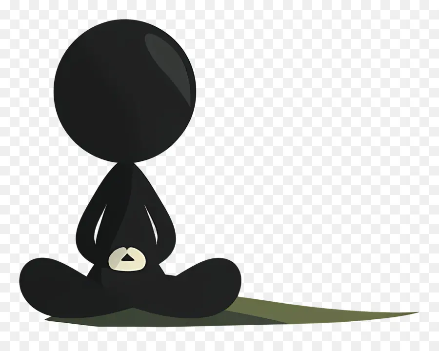 Stick Figure Meditando，Figura Meditando PNG