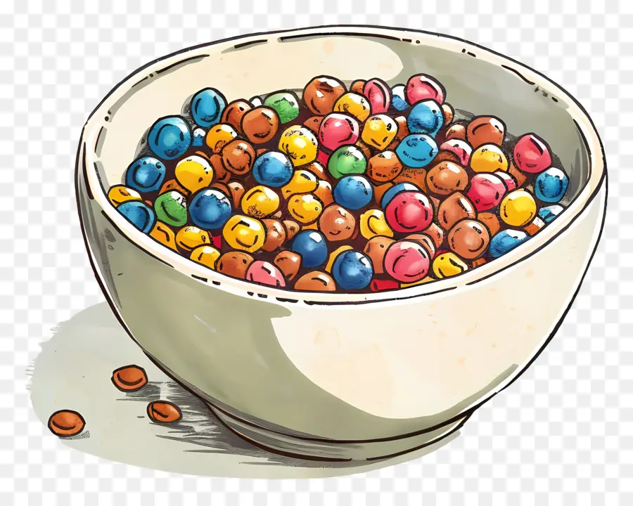 Tigela De Cereal，De Cereais PNG