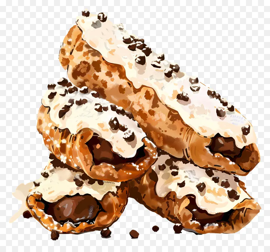 Cannoli，Pastelaria PNG