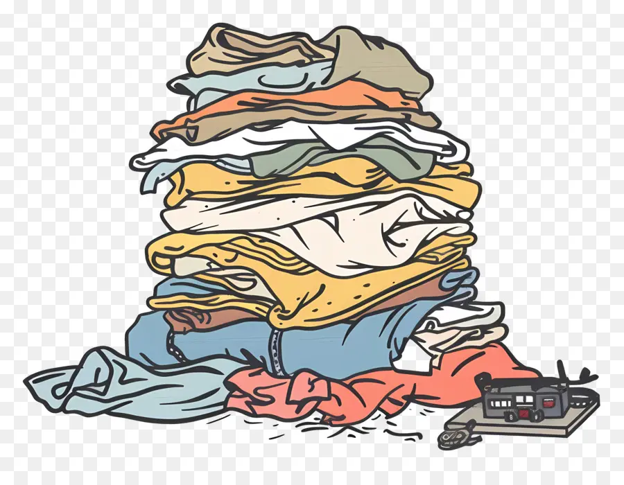 Pilha De Roupas，Clothes PNG