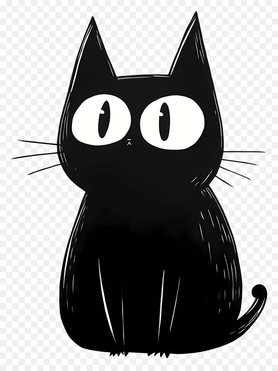 Kuromi，Gato Preto PNG