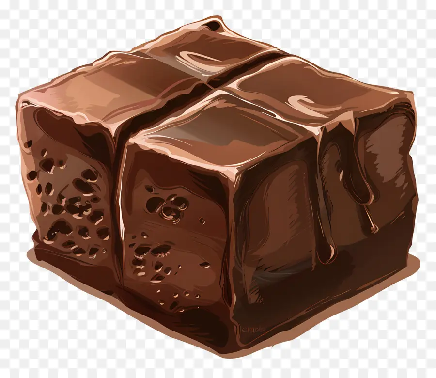 Cubo De Chocolate，Doce PNG