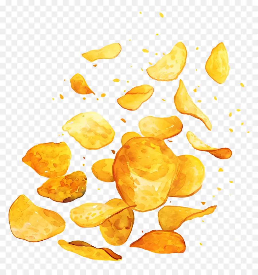 Fichas Voadoras，Batata Frita PNG