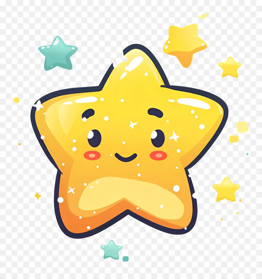 Estrela Fofa，Sorriso PNG