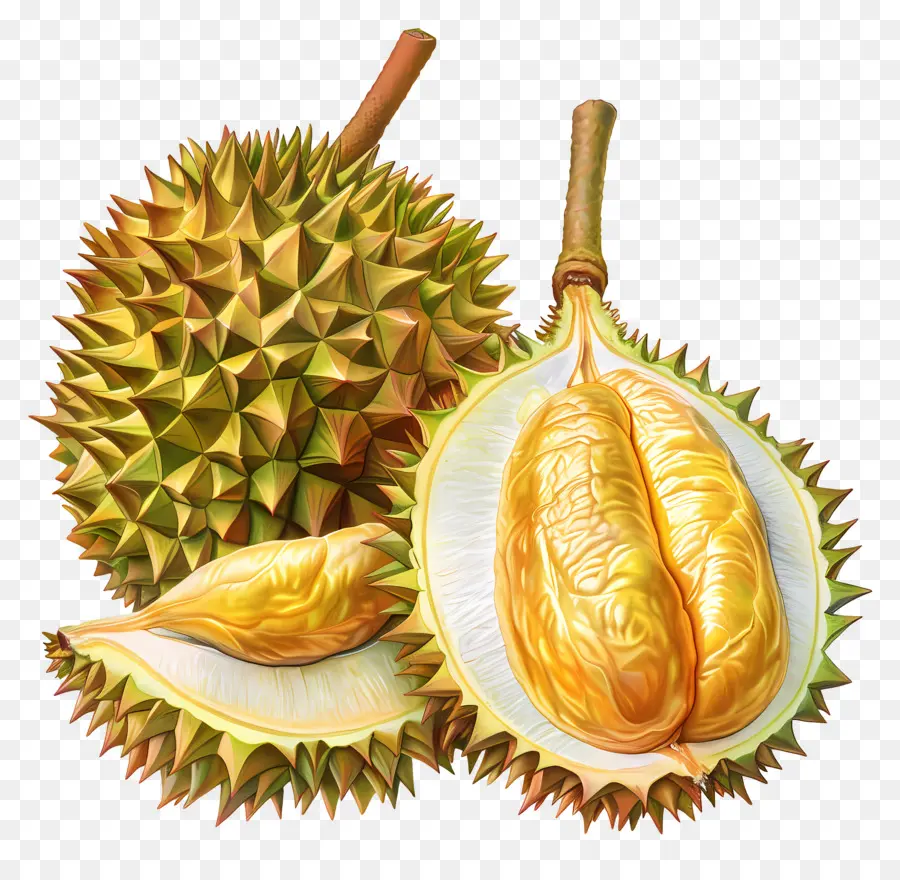 Durião，Fruta PNG