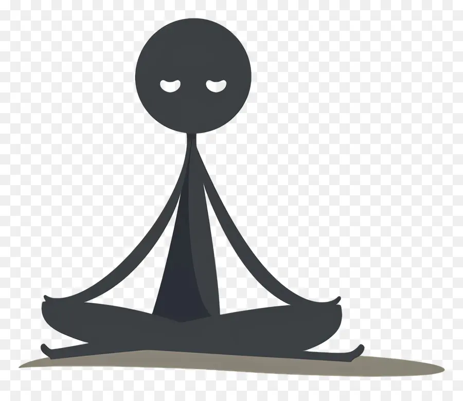 Figura Meditando，Ioga PNG