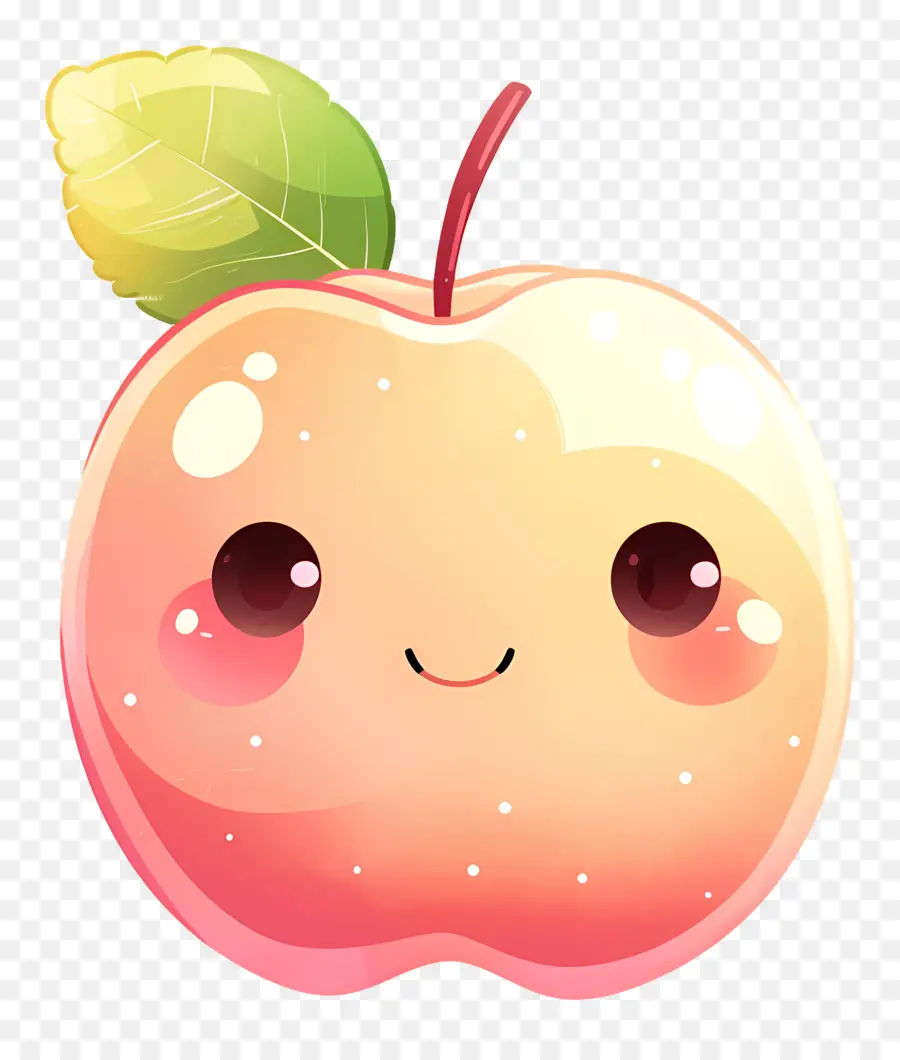 Desenho Animado Da Apple，Cartoon De Pêssego PNG