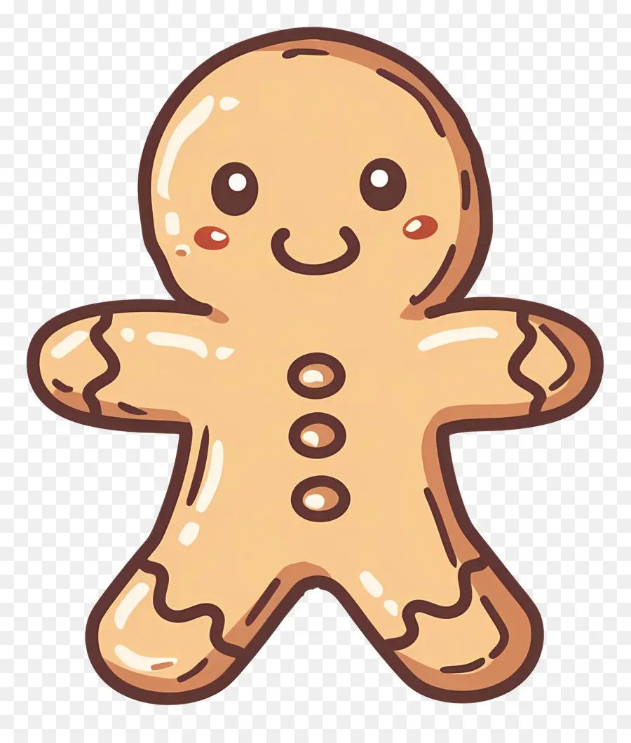 Christmas Gingerbread Cookie，Homem De Gengibre PNG