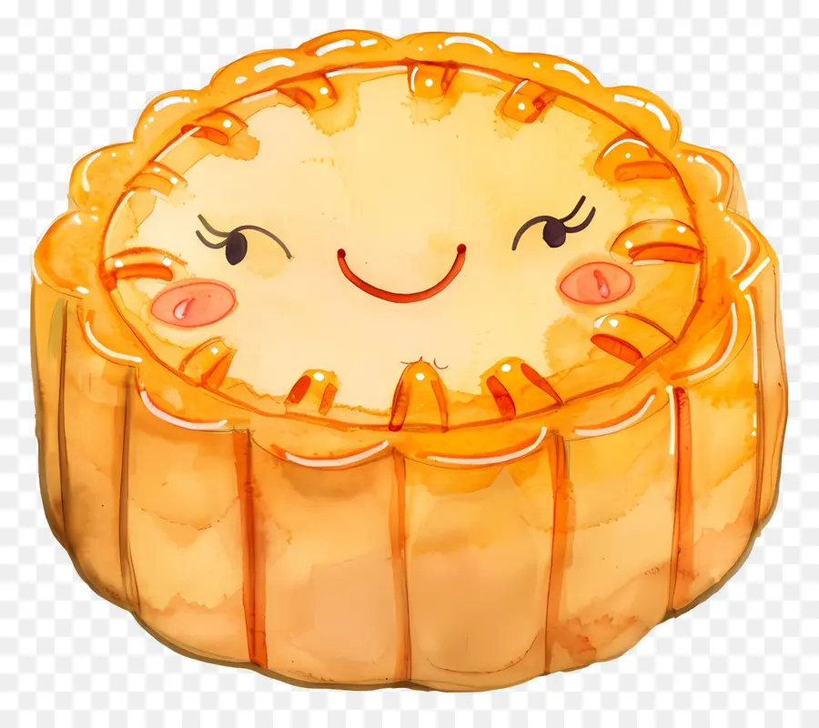 Mooncake，Torta Sorridente PNG