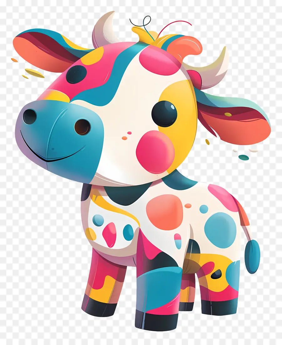 Vaca，Colorido PNG