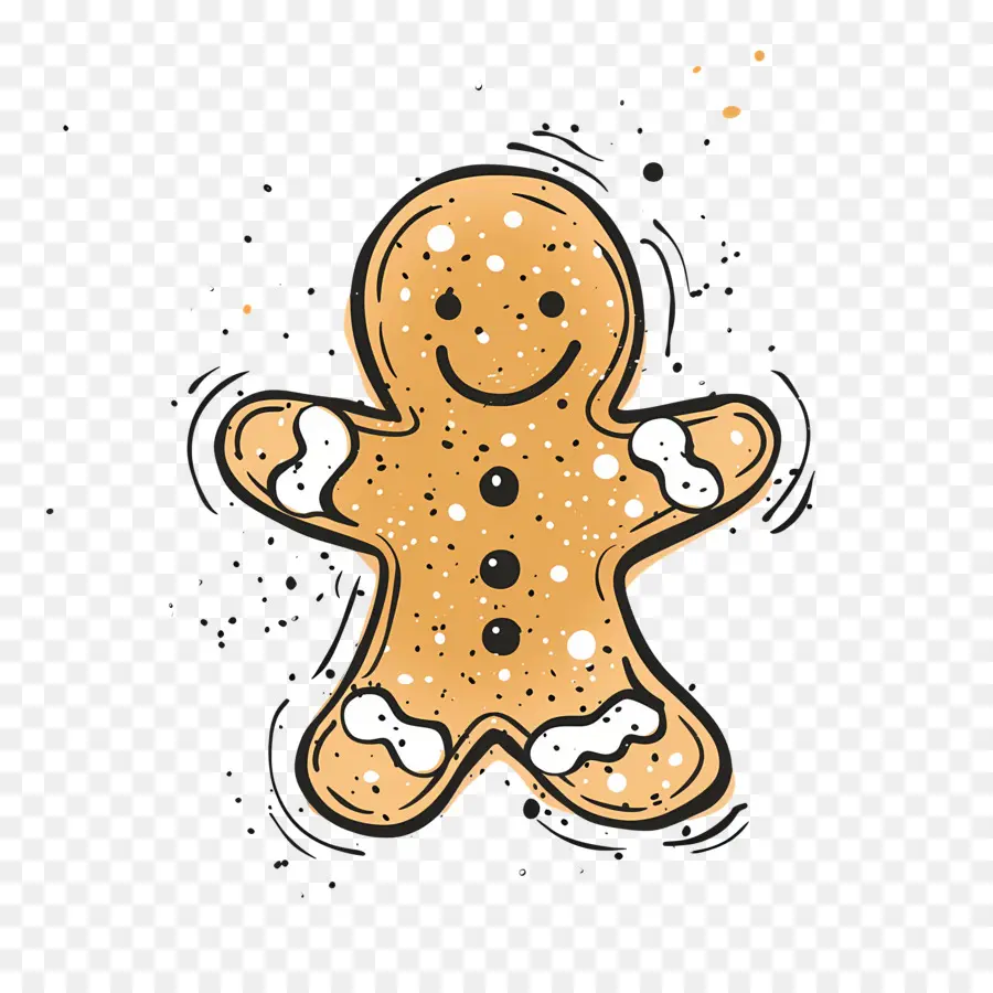 Biscoito De Gengibre De Natal，Homem Biscoito PNG