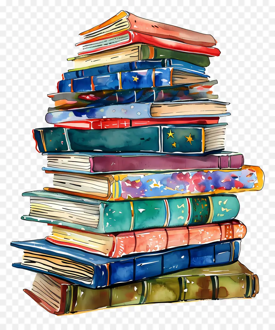 Pilha De Livros，Livros PNG