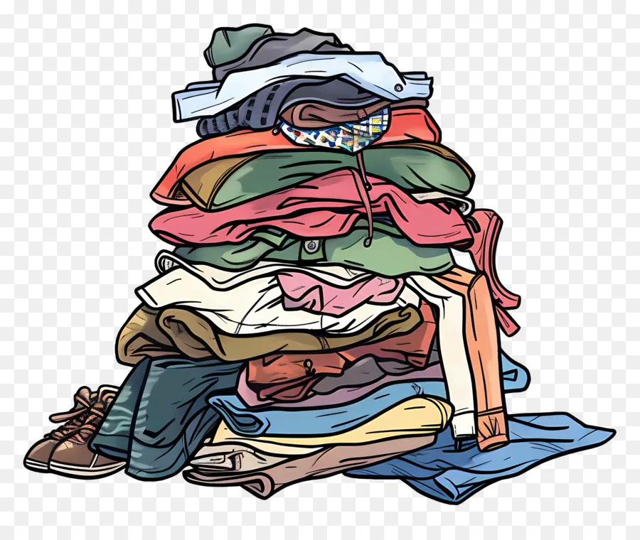 Pilha De Roupas，Clothes PNG