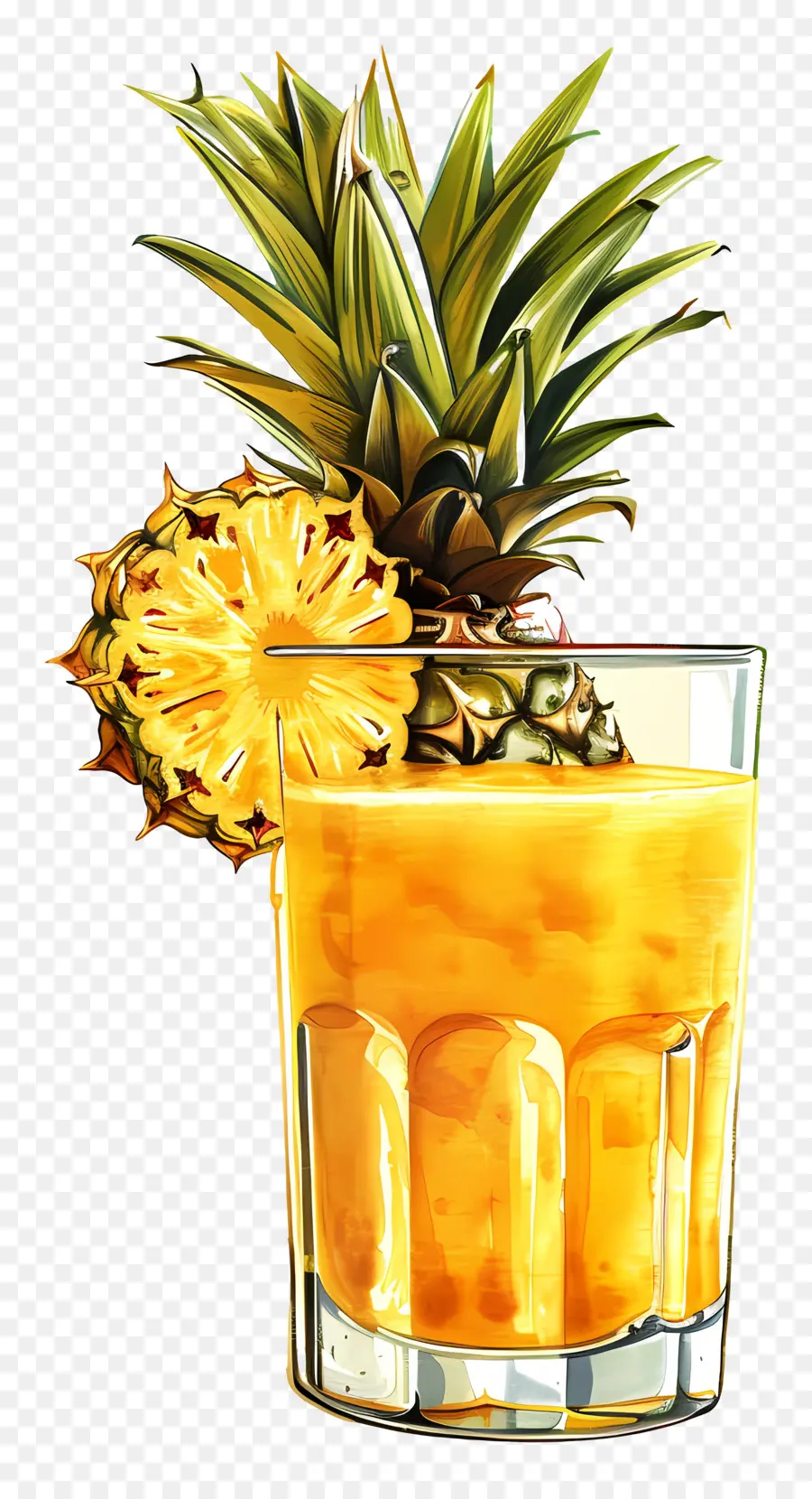 Suco De Abacaxi，Bebida De Abacaxi PNG