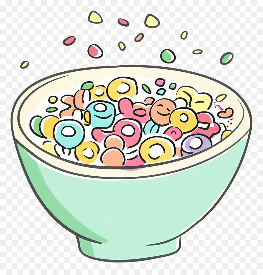 Tigela De Cereal，Cereal PNG