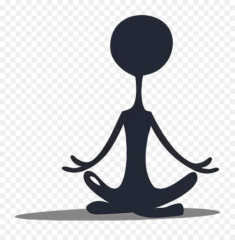 Stick Figure Meditando，Figura Meditando PNG