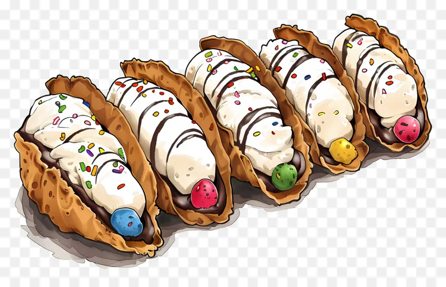 Tacos De Sorvete，Sobremesa PNG