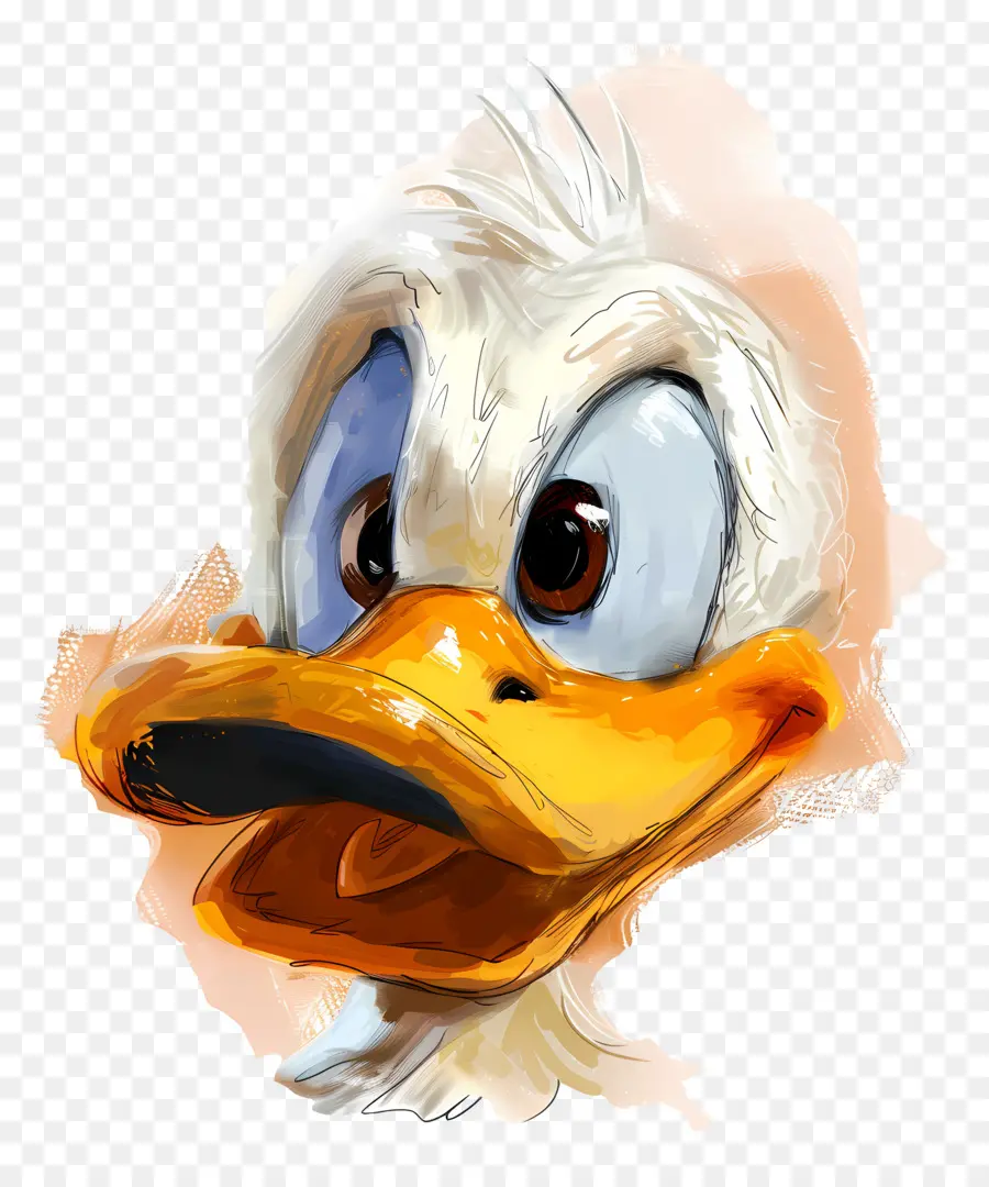 Cabeça De Pato Donald，Pato PNG