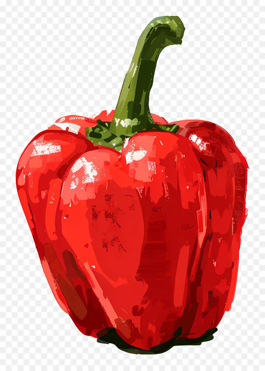 Pimentão Vermelho，Vegetal PNG