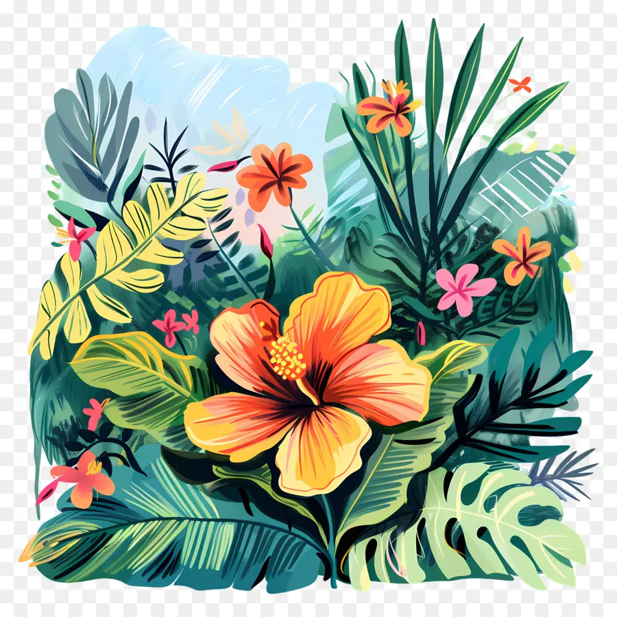 Plantas Coloridas，Deixa PNG